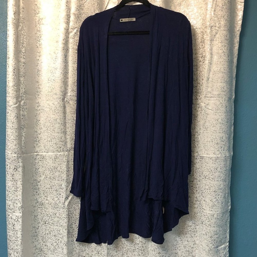 Urban Cleo Dark Navy Blue Cardigan Kimono – Size 3X